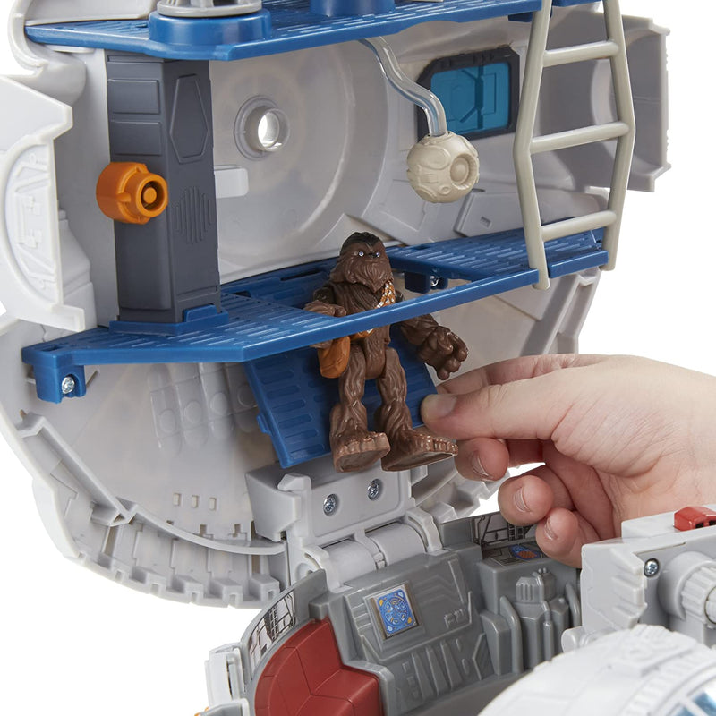 Star Wars Galactic Heroes Millennium Falcon and Figures