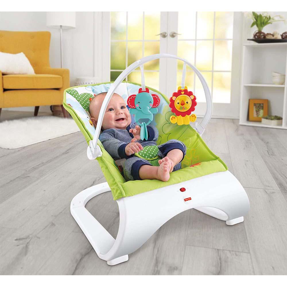 Fisher price rainforest bouncer review on sale