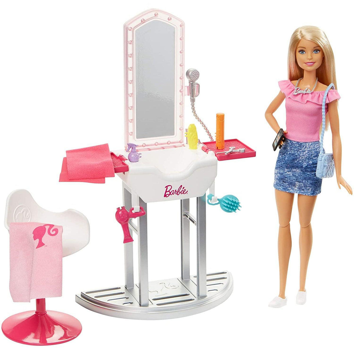 Barbie hair salon playset online