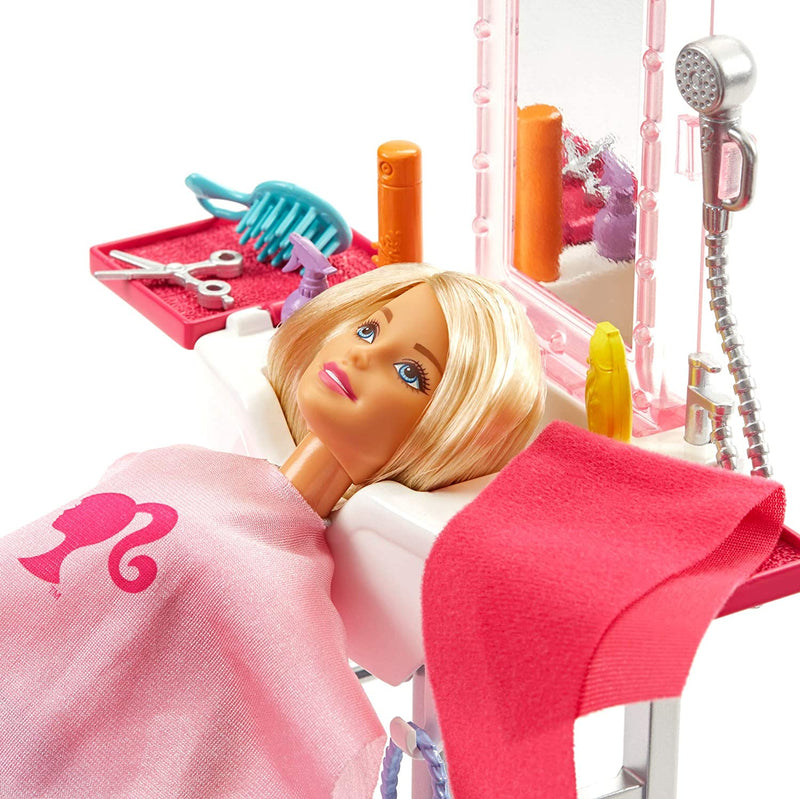 Barbie Hair Salon Playset with Doll