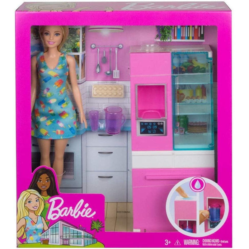 Barbie Doll and Kitchen Playset