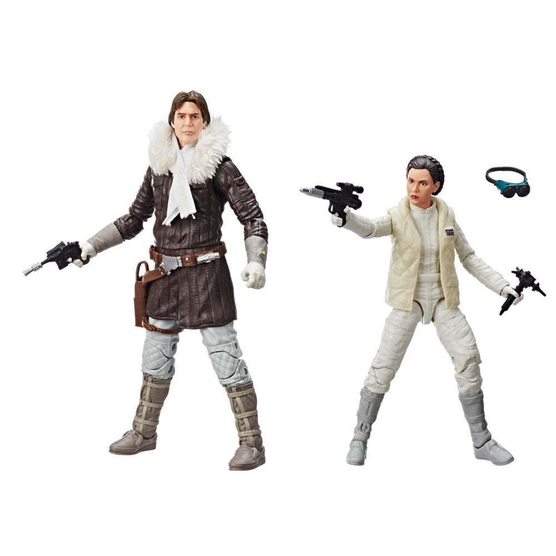Star Wars The Black Series Han Solo and Princess Leia Organa Exclusive Pack
