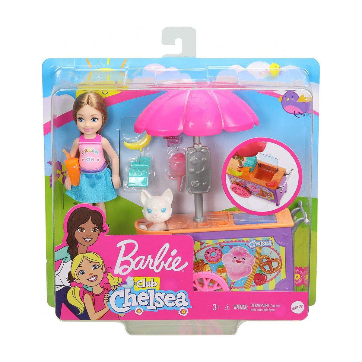 Barbie Club Chelsea Ice Cream Cart Playset Barbie Collector Dolls ToyDip