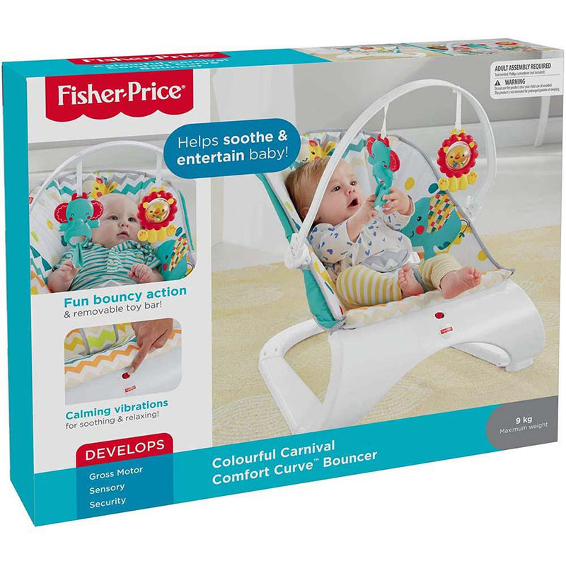Fisher Price Colourful Carnival Comfort Curve Bouncer