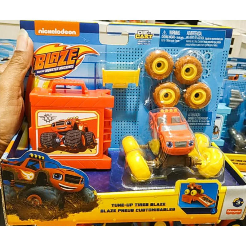 Blaze and the Monster Machines Tune Up Tyres Blaze Playset