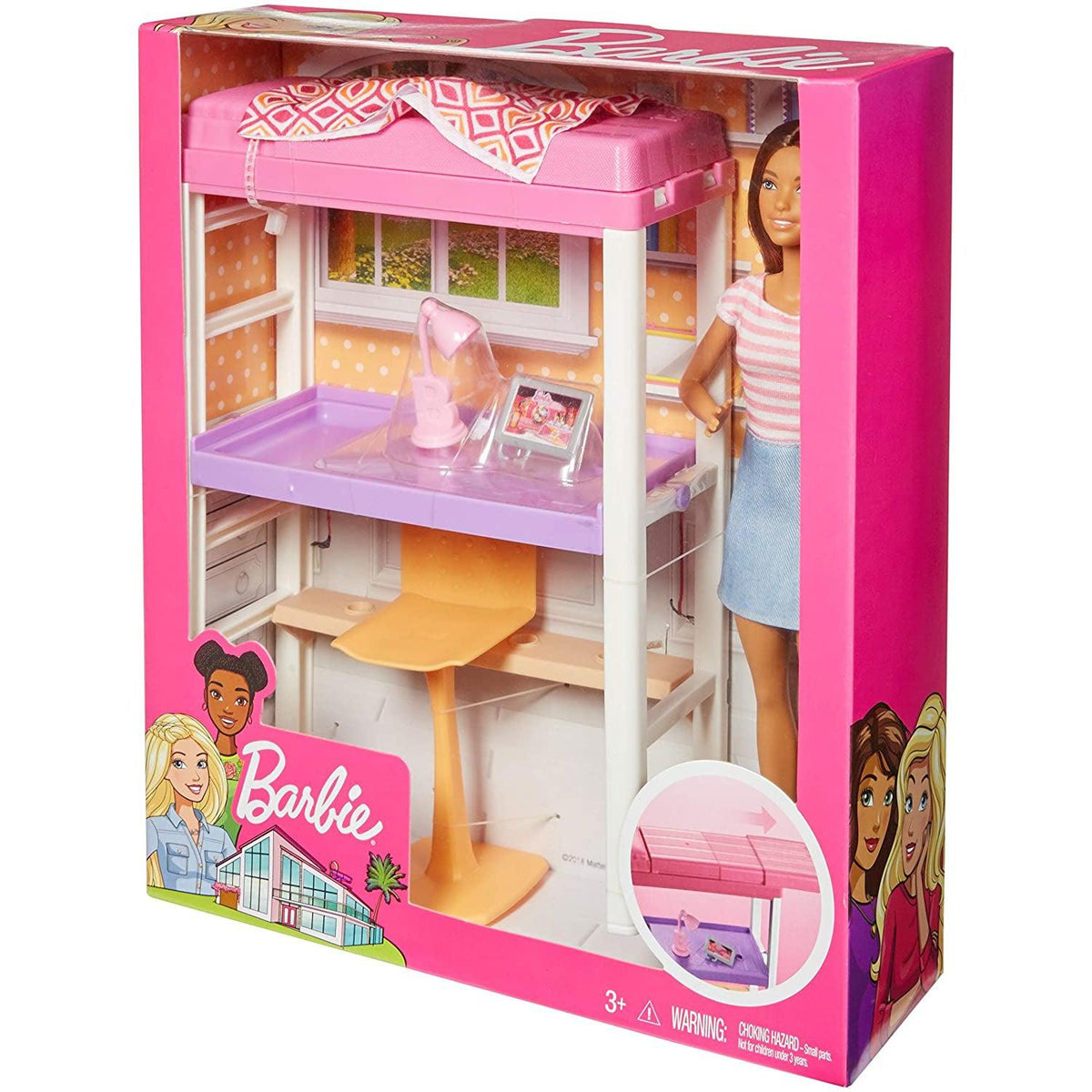 Barbie bunk bed set deals