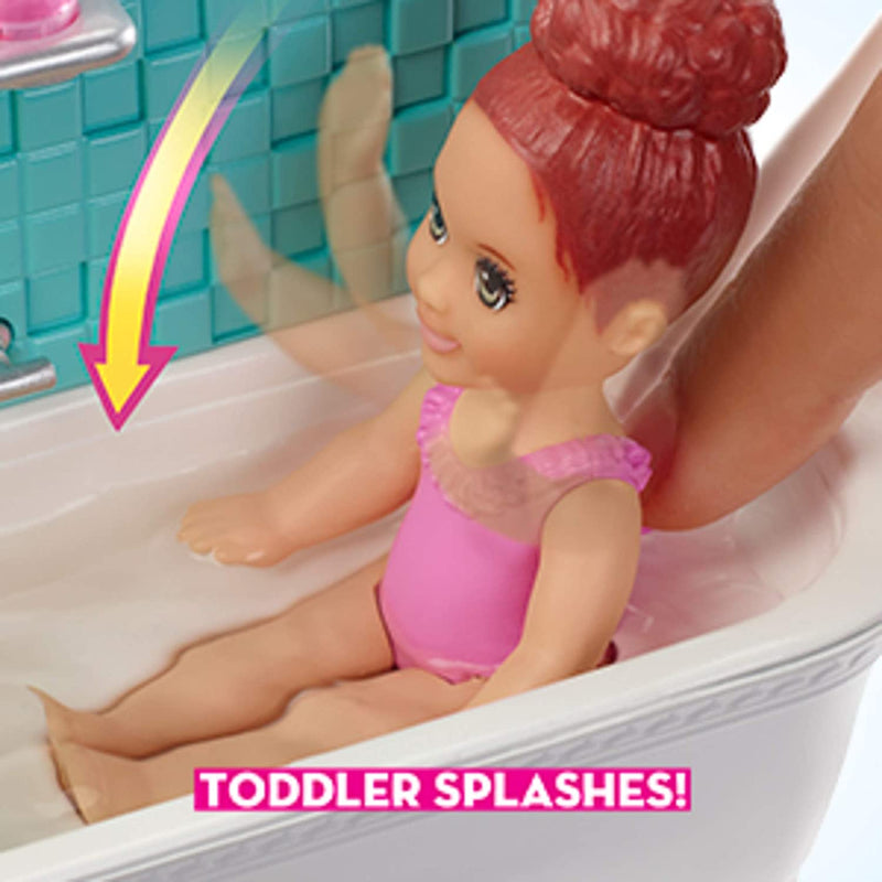 Barbie Skipper Babysitter Bath Fun Playset