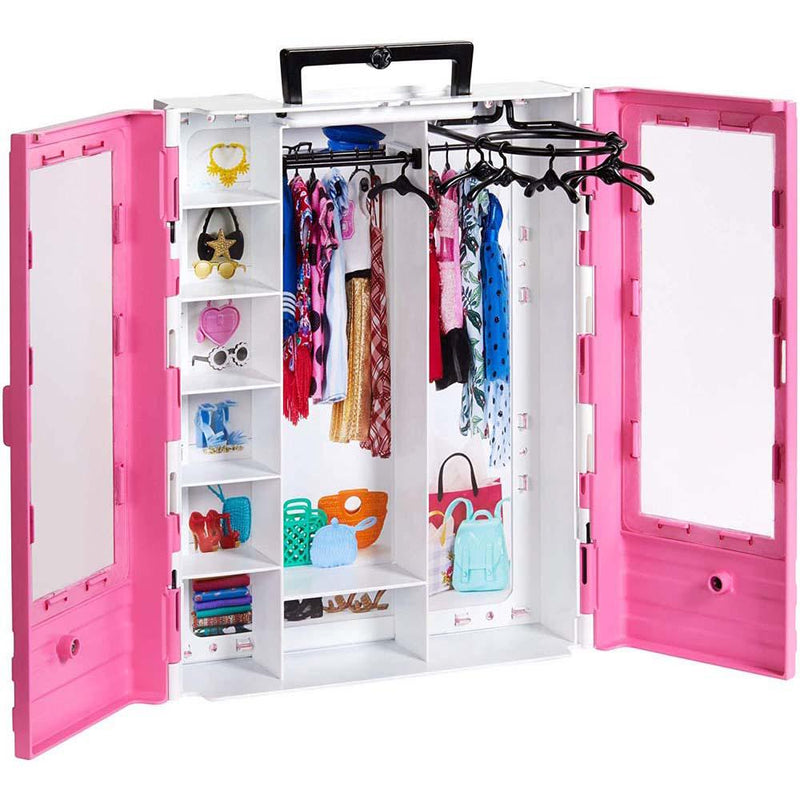 Barbie Doll Playset And Closet Accessory — Toy Kingdom