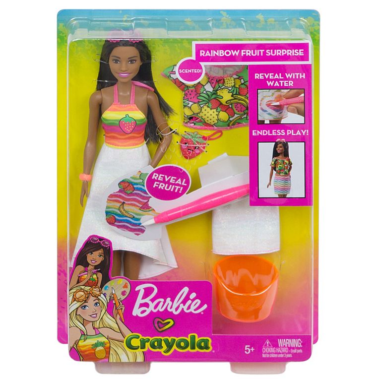 Barbie Crayola Fruit Surprise Doll – Brunette