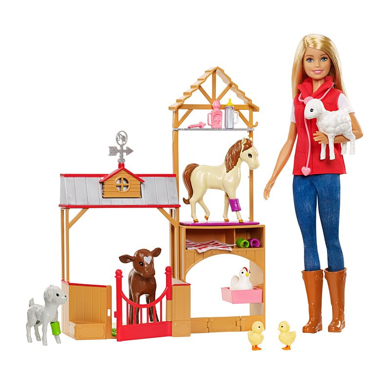 Barbie Sweet Orchard Farm Doll and Barn Playset