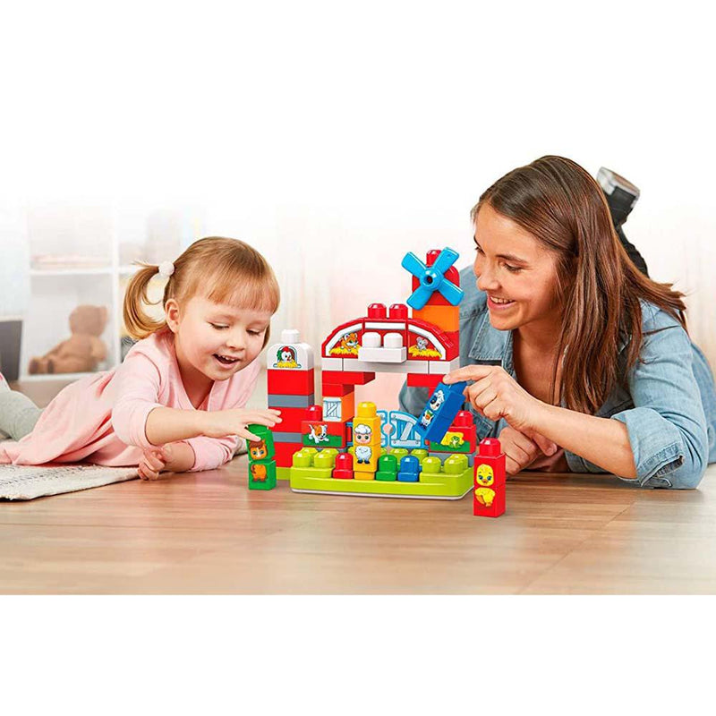 Mega Bloks Musical Farm Building Toy with Sounds and Songs
