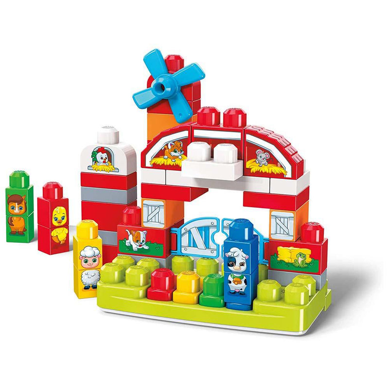 Mega Bloks Musical Farm Building Toy with Sounds and Songs