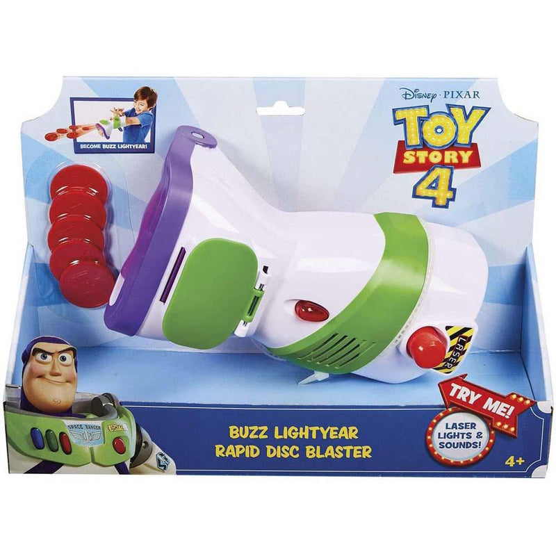 Toy Story 4 Buzz Lightyear Rapid Fire Disc Blaster