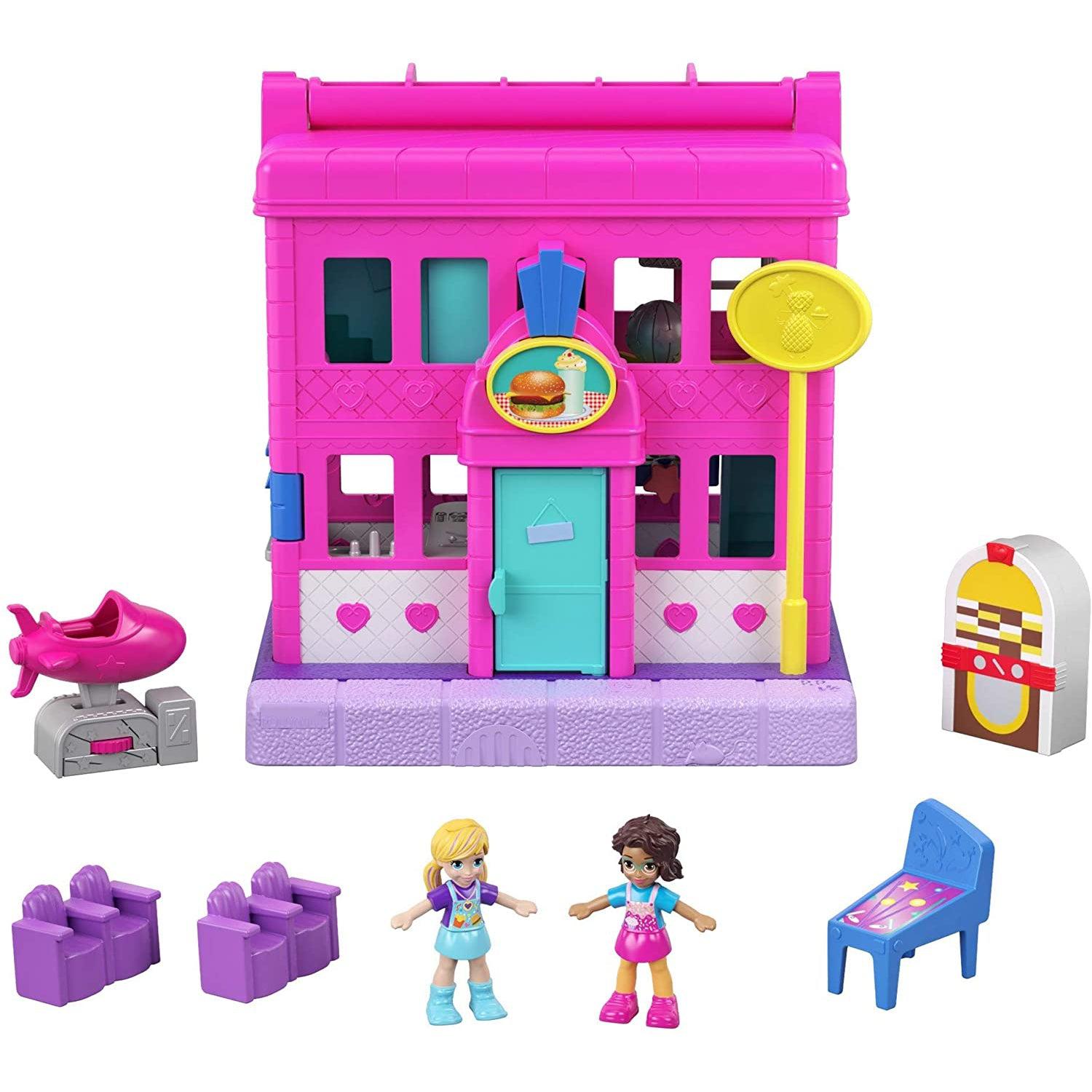 Polly Pocket Pollyville Diner Playset | Polly Pocket Playsets | ToyDip