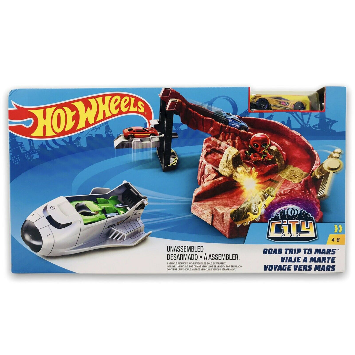 Hot Wheels City Themed Playset Road Trip to Mars | Hot Wheels Playset |  ToyDip