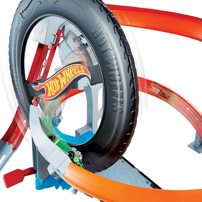 Hot Wheels Hyper Boost Tyre Shop Playset
