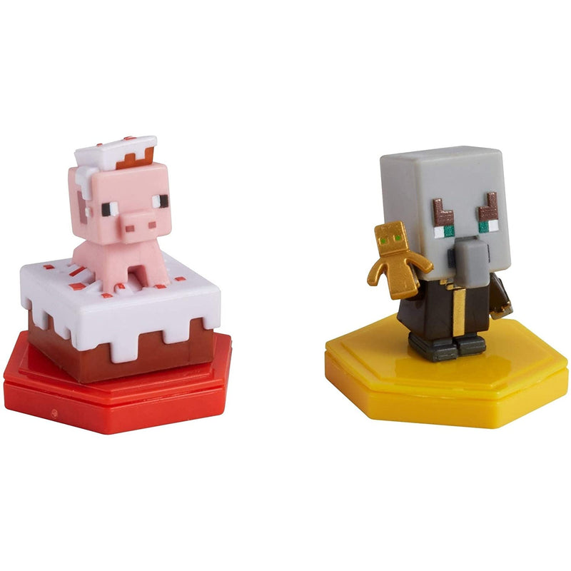 Minecraft Earth Boost Pig & Evoker Mini Figure 2 Pack