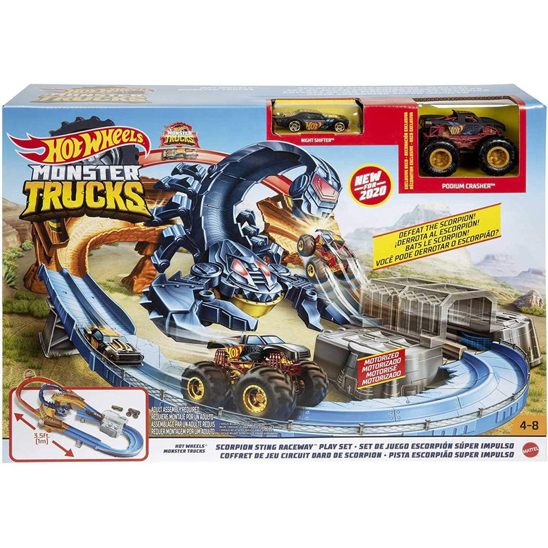 Hot Wheels Monster Truck Scorpion Sting Raceway