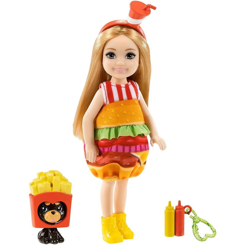 Barbie Chelsea Burger Dress Up Costume Doll