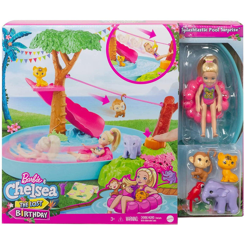 Barbie & Chelsea The Lost Birthday Splashtastic Playset