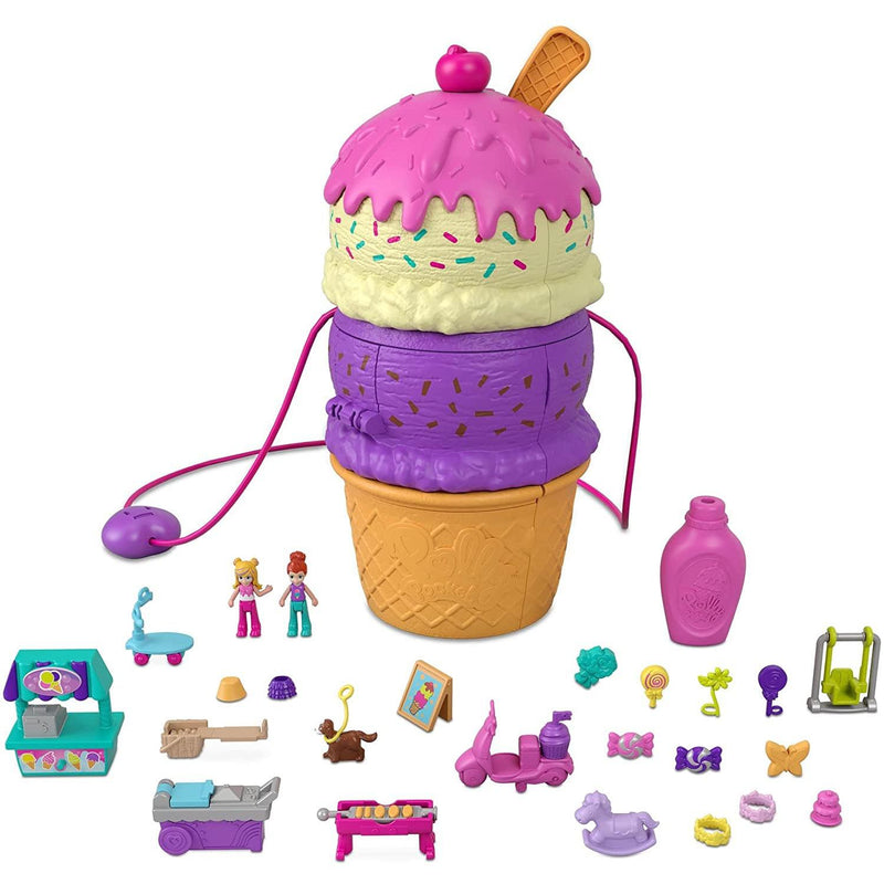 Polly Pocket Spin Surprise Ice Cream Playset