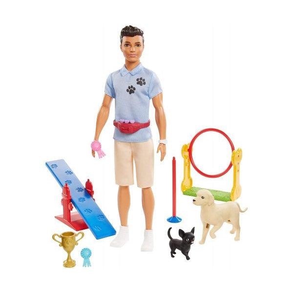 Barbie Wildlife Dog Trainer Ken Career Doll & Playset