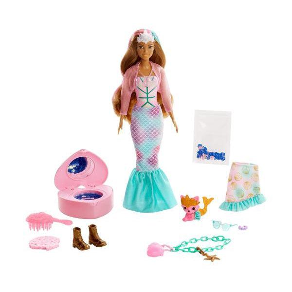 Barbie Colour Reveal Peel Mermaid Fashion Reveal Doll Green